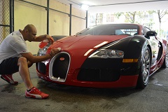 Clay bar treatment on all painted surfaces in order to remove all embedded contaminants