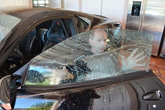 Professional Application of  the side window film